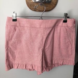 Brand New Loft Shorts with Ruffle on Bottom